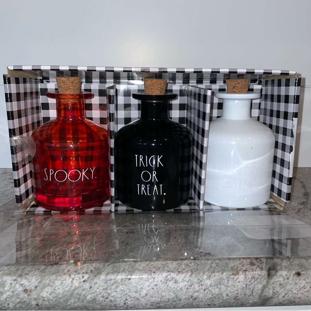 Rae Dunn 3 Potion Bottles